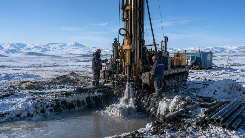 Скважина в зоне вечной мерзлоты: труба нПВХ треснет на -50°C? Данные с Ямала и Якутии